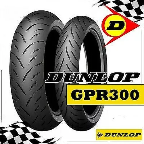 120/70-17 170/60-17 Moto / Guzzi V11 Sport 1999-2002 Par Gomas Dunlop GPR 300 2