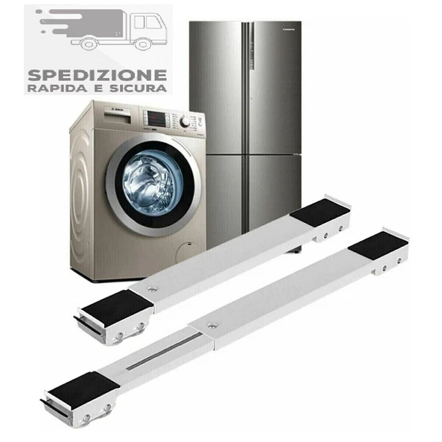 Supporto Per Trasporto Elettrodomestici Frigorifero Lavatrice Base Con Ruote