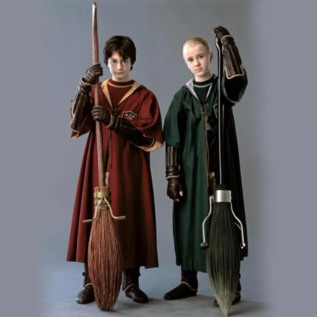 Vestido de Harry Potter Capa Quidditch Gryffindor Unisex Cosplay Disfraz Capa con Capucha 3