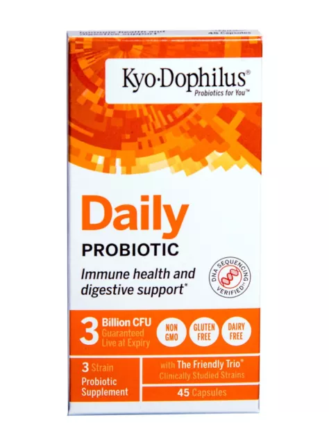 KYODOPHILUS 45 CÁPS mezcla de probioticos que ayuda a la función intestinal