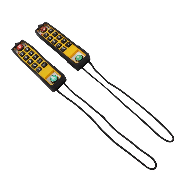 Telecomando gru wireless doppia maniglia monitoraggio potenza gru luce LED
