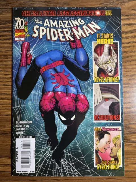 The Amazing Spider-Man 584 Nm Boomerang John Romita Jr Cover Marvel 2009