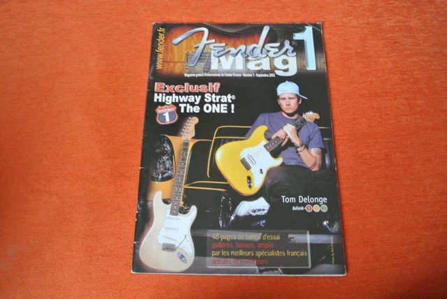 Magazine FENDER Mag 1 guitare guitar 2002  number 1. NEW MINT