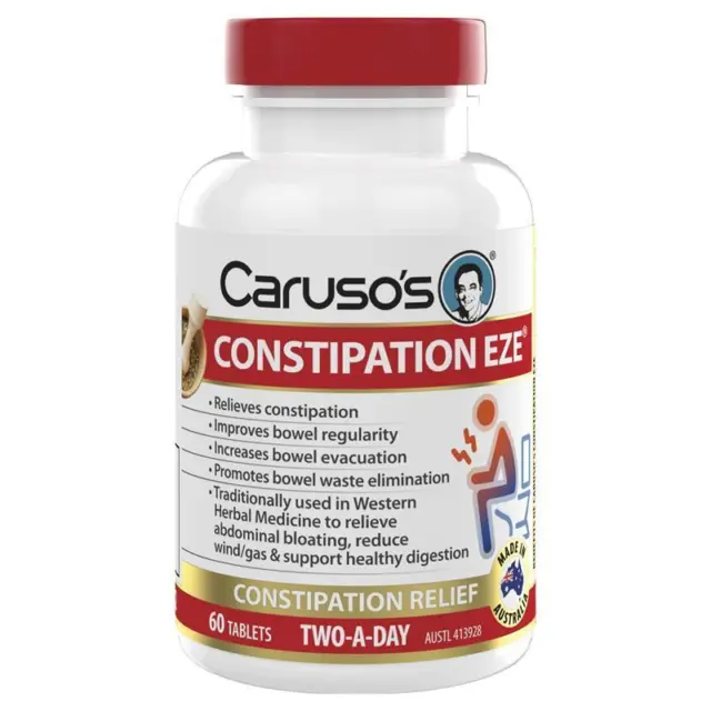 Carusos Constipation EZE 60 Tablets