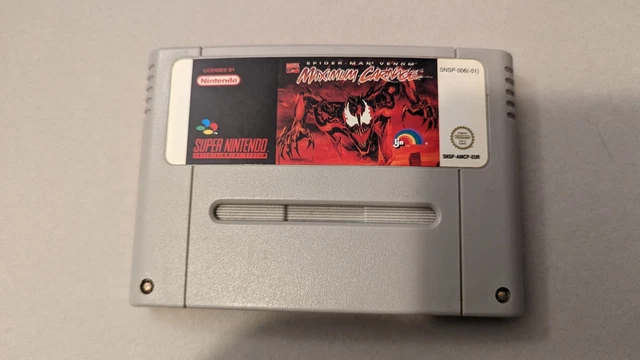 Spider-Man & Venom Maximum Carnage Sur Mega Drive – PAL Complet 1ère édition – Bon état