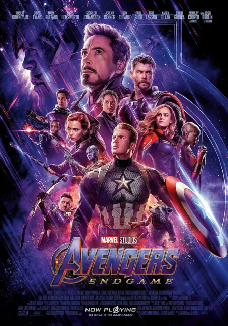 Avengers - Endgame (2019) Movie Affiche de cinéma Poster #238