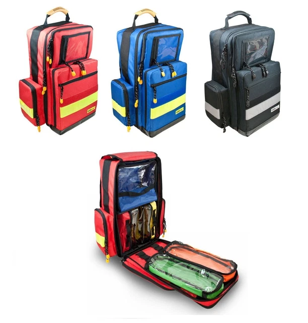 Notfallrucksack AEROcase® RPL  ROT / BLAU / SCHWARZ Rettungsdienst Feuerwehr THW