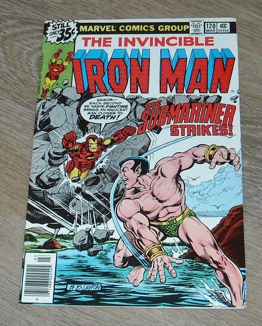 INVINCIBLE IRON MAN # 120 MARVEL COMICS 1979 NEWSSTAND VARIANT JUSTIN HAMMER 1st