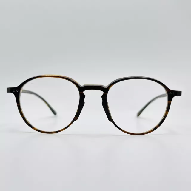 Talla Eyewear Lunettes Hommes Rond Braun Panto Par Caroline Abram Mod. BUSSO