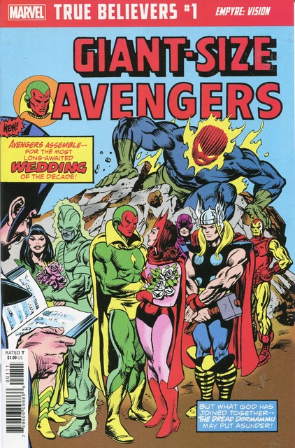Marvel True Believers, Giant Size  Avengers, Englehart, Heck