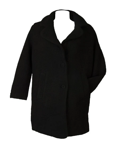 Magnifique Manteau Vintage Des Années 1950 - Laine, Col Vison - Taille 36/38