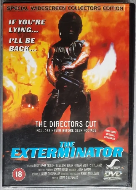 The Exterminator - Robert Ginty - Collector's Edition - Reg 0 (All) Pal Dvd  New