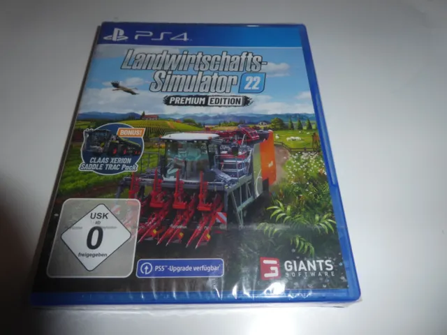 Sony Playstation 4 Spiel Landwirtschafts-Simulator 22 Premium Edition Neu Game