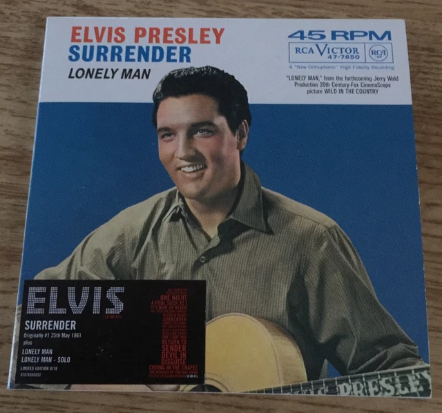 ELVIS PRESLEY - Surrender - Limited Edition RCA Victor CD Single *** £3 ...