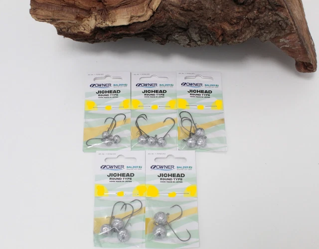 Balzer Owner Jighead Gr. 3/0 5g 7,5g 10g 12,5g 15g 20g  Jighaken.NEW OVP