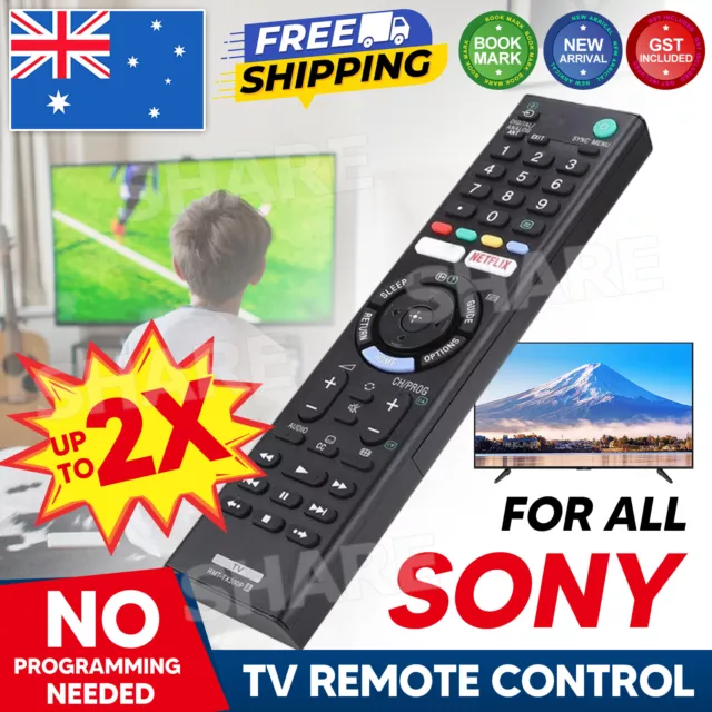 GENUINE SONY REMOTE CONTROL for ALL SONY TV NETFLIX Bravia 4k Ultra HD Smart AU