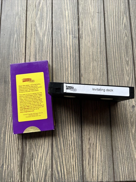 Magic Max VHS video Dave Eaton and Verne McCarthy Levitating Deck