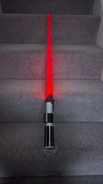 Hasbro 2009 LFL Darth Vader Red Lightsaber with Lights and Sounds, Cosplay Prop