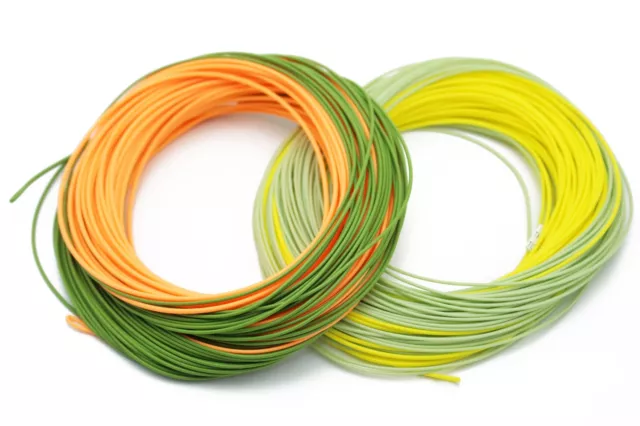 100FT Weight Forward Floating Fly Fishing Switch Line WF-5/6/7/8F Double Color