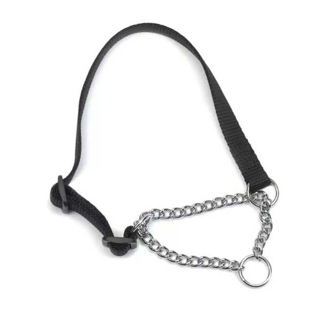 Ancol Heritage-Collier pour Chien en Nylon et chaîne de contrôle. 2