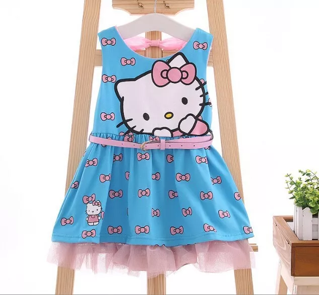 New Arrive Children Baby Dress Cute Girl Cartoon Dress