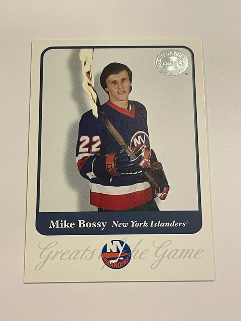 2001 Fleer Greats of the Game Hockey #72 - Mike Bossy - New York Islanders