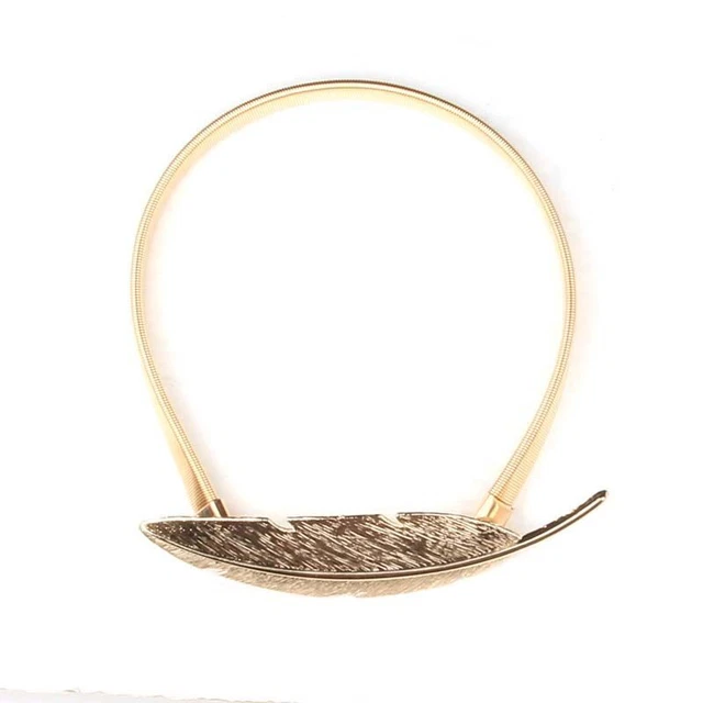Feather Curtain Buckle Clips Holders Silver Gold Color Tieback Holders Craft 1pc