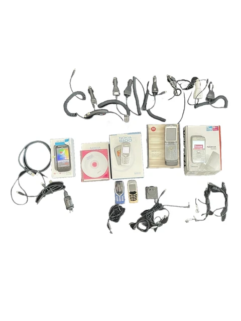 Bulk Lot of 4 Vintage Mobile Phones.  Collectors, Original Boxes /accessories.