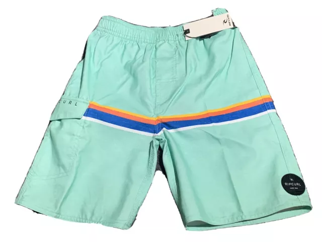 Boys Size S (10) Long RIP CURL AQUA Swim Board Shorts *NEW* RRP $49.99