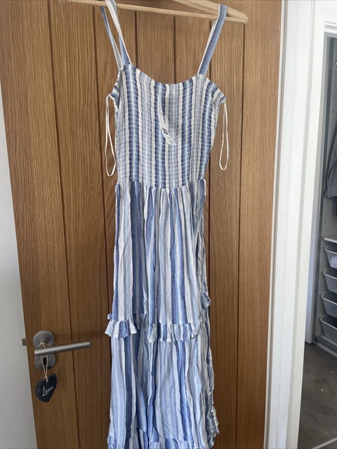 Tesco striped deals maxi dress