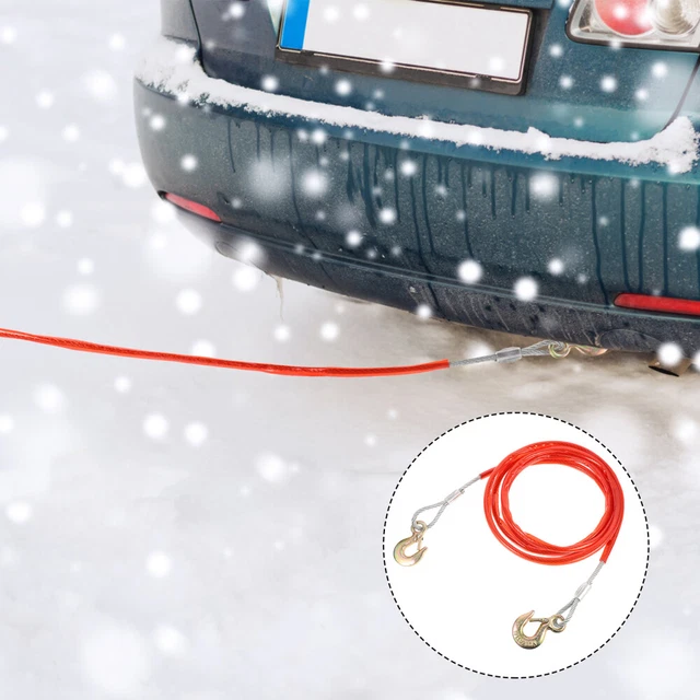 Tirando La Corda Cintura Di Traino Per Auto Corda Traino Trailer