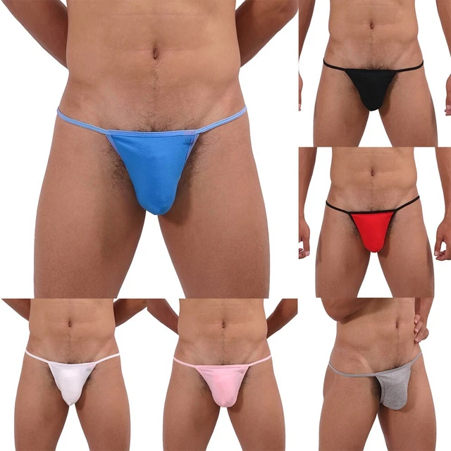 Slip Bikini Uomo Sexy Seta Ghiaccio Trasparente Borsa