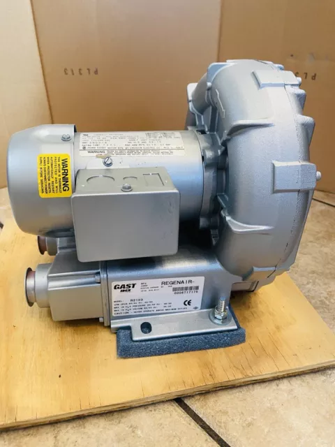 Gast IDEX R2103 REGENAIR Regenerative blower NEW Gast IDEX R2103 REGENAIR Regenerative blower NEW