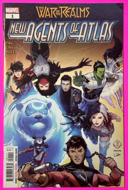 War Of The Realms New Agents Of Atlas #1 (Marvel 2019) 1St Luna Snow, Wave, Aero