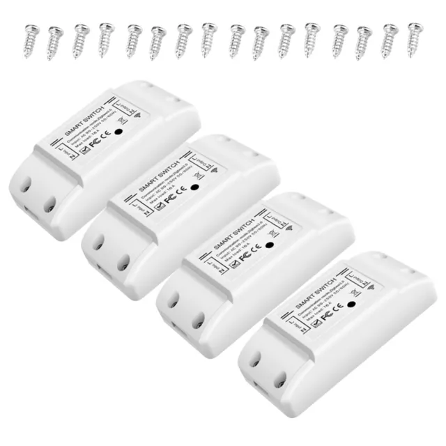 4Pcs  and   Switch 10A 2200W Dual-mode On/Off Device Voice  R2D9