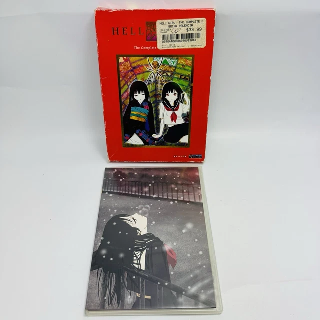 HELL GIRL THE Complete First Season DVD 2009, 4 Disc Set COMPLETE