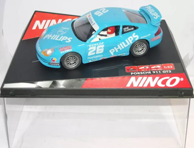 Ninco 50242 Slot Car Porsche GT3 #26 Philiphs Gene-Vilarrubi MB