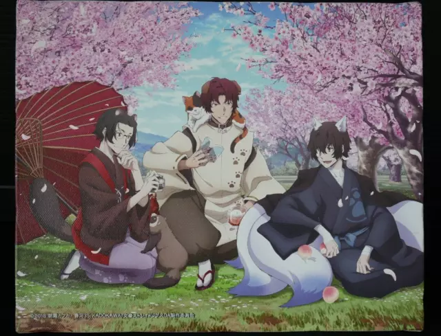 Bungo Stray Dogs Dead Apple Art Canvas avec Dazai, Oda, Ango JAPON