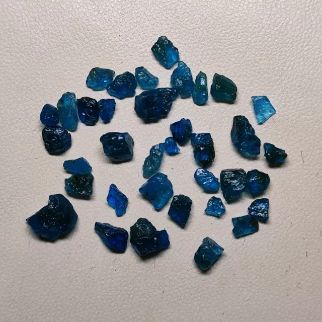 Blue Apatite Raw Rough Cabochon Healing Mineral Crystal Loose Gemstone CX10-1 AU