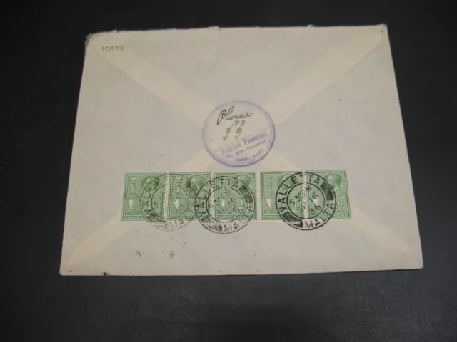 Malta 1936 cover to Norway *10139