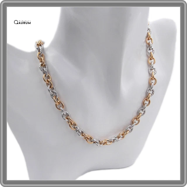 Collier Ras Du Cou En Argent Sterling 925 - Chaîne Clavicule Scintillante - Neuf Avec étiquettes