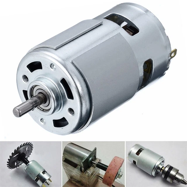 12V-24V High-power 775 DC Large Torque Motor  Low Noise Ball Bearing B
