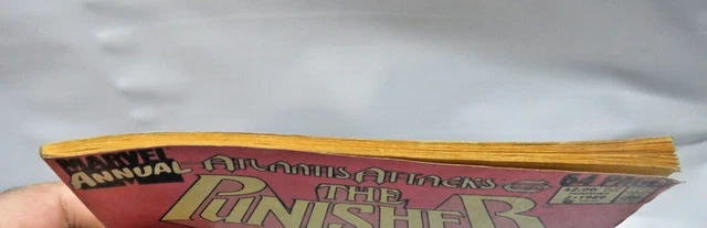 The PUNISHER ANNUAL # 2 MARVEL COMICS 1989 MOON KNIGHT APPEARS ATLANTIS ATTACKS 10