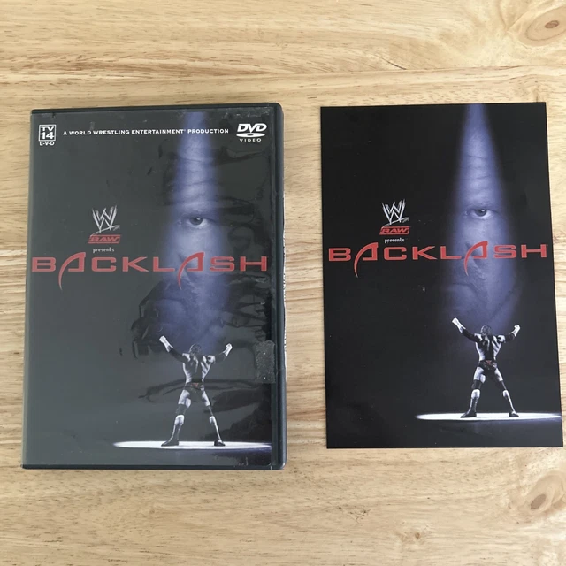 WWE BACKLASH 2005 (DVD, 2005) Hulk Hogan Triple H Wrestling