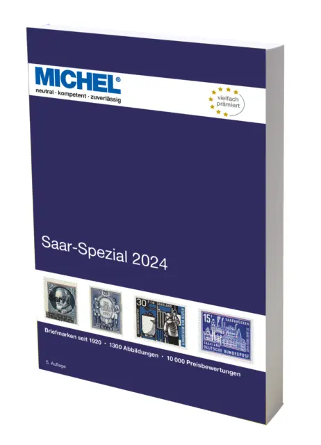 MICHEL Stamp Catalogue Saar Special 2024 New