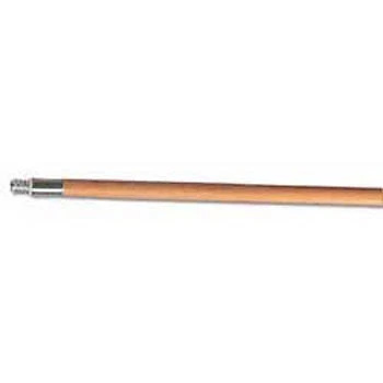 Rubbermaid FG636400LAC Lacquered-Wood Handle with Threaded Metal Tip, Natural