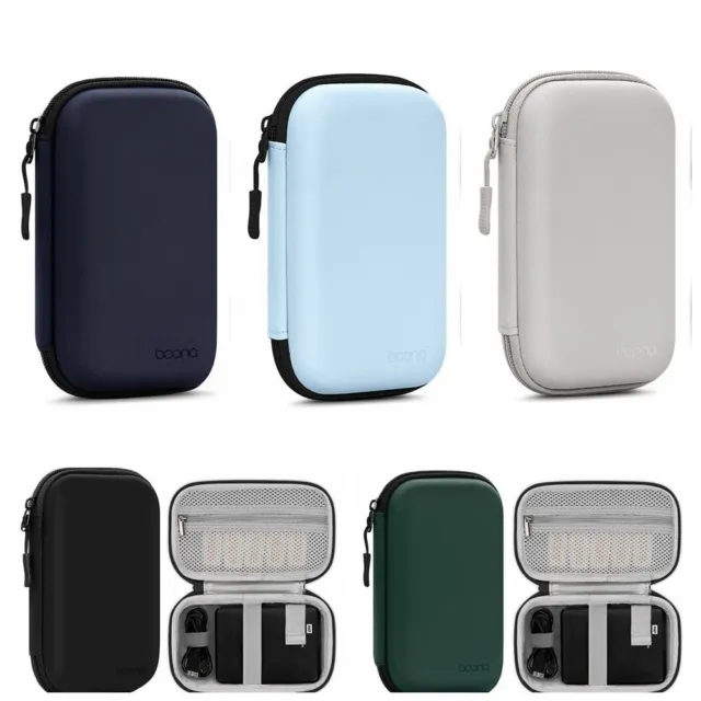 Hard Case Pouch Storage Bag For Earphone Headphone Earbuds Cable Portable