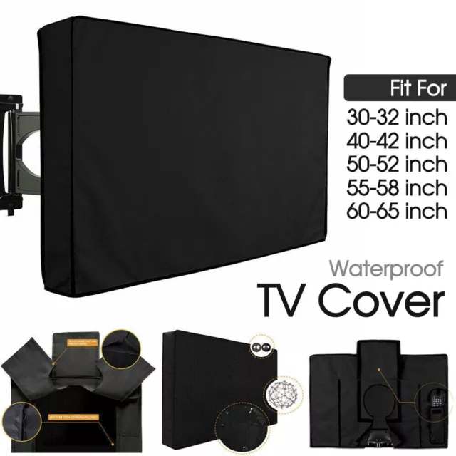 30-65 Inch Dustproof Waterproof TV Cover Outdoor Patio Flat Television Protector