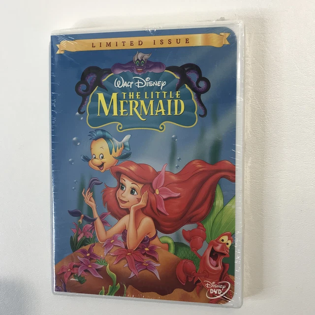 Lot of 4 Disney Limited Issue DVDs LITTLE MERMAID Pinocchio JUNGLE BOOK 2