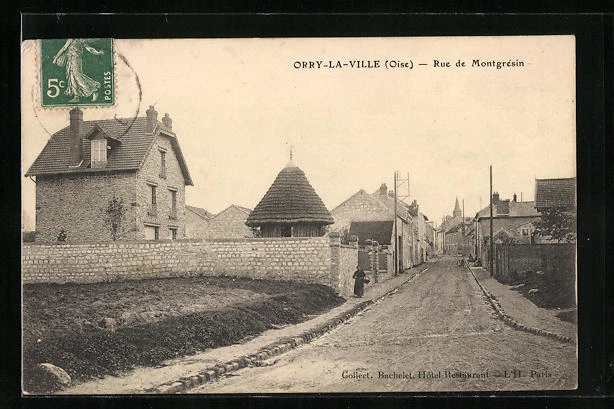 CPA Orry-la -Ville, Rue de Montgrésin